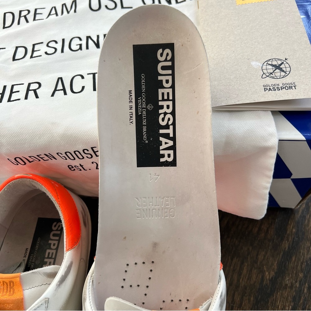 Golden Goose Superstar Sneakers 100% Authentic - Picture 8 of 16